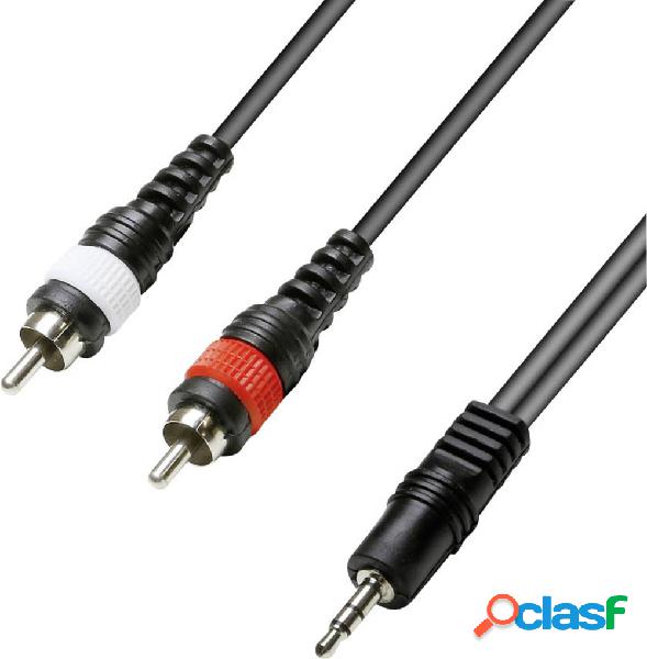 Paccs Audio Cavo adattatore [2x Spina RCA - 1x Spina jack da