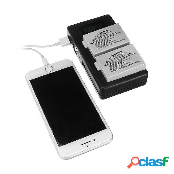 Palo LP-E8-C USB ricaricabile Batteria Caricabatterie