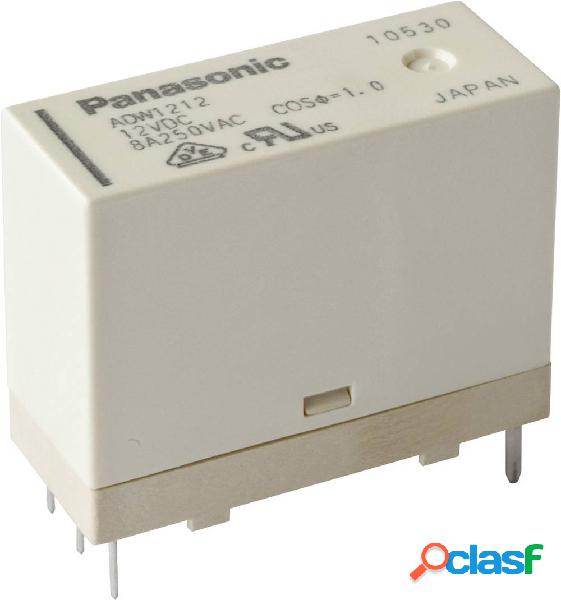 Panasonic ADW1112HLW Relè per PCB 12 V/DC 16 A 1 NA 1 pz.