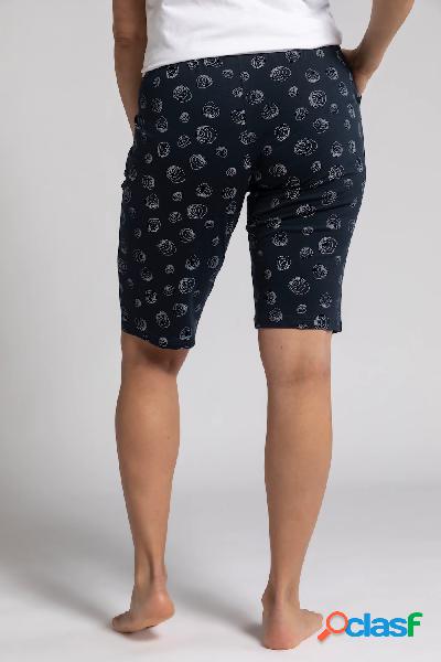 Pantaloncini del pigiama dal motivo minimalista, in cotone
