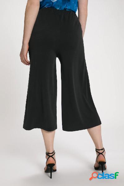 Pantaloni a 7/8 con taglio della gamba ampio e dritto, pizzo