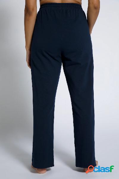 Pantaloni del pigiama di cotone biologico con taglio della