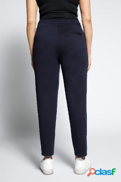 Pantaloni di jersey operato con cintura elastica, Donna,