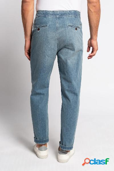 Pantaloni, effetto jeans, quattro tasche, relaxed fit, Uomo,