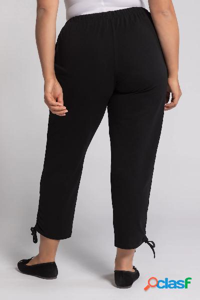 Pantaloni in jersey con cintura elastica e orli da