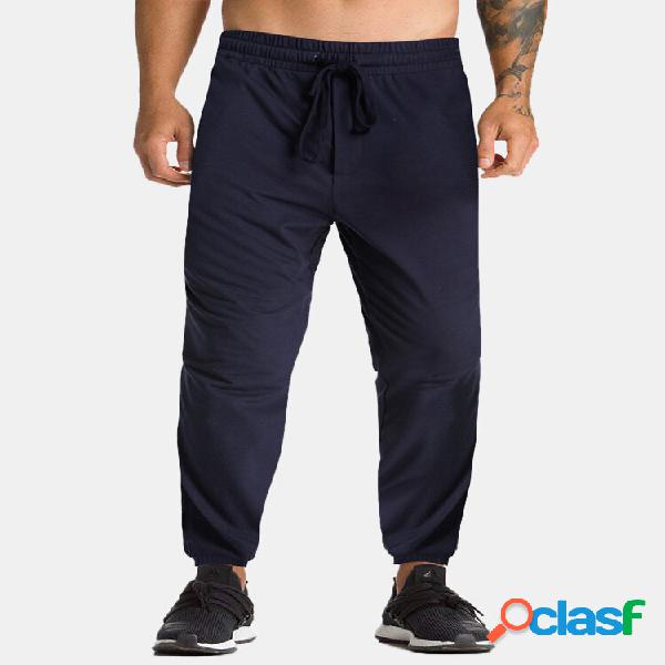 Pantaloni sportivi da uomo in vita elastica moda con