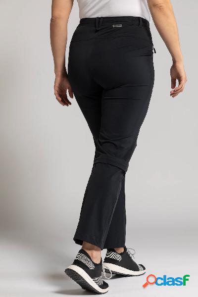 Pantaloni zip-off regolabili in lunghezza in materiale ad
