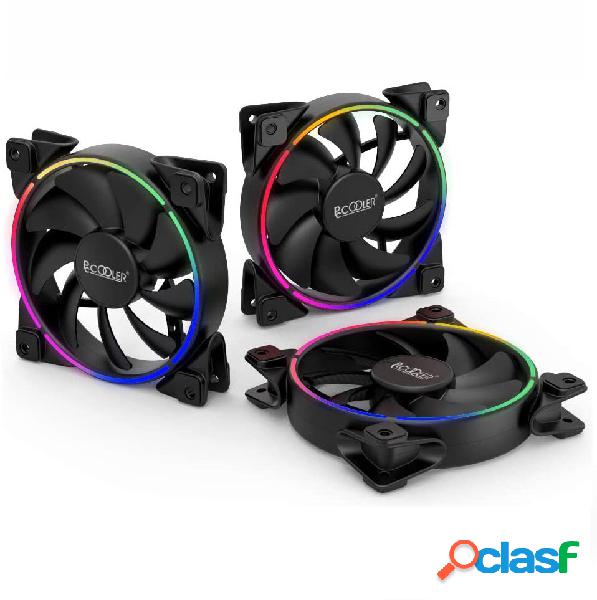 Pccooler 3 120 m Ventola RGB 5V 3 pin FRGB PWM Ventilatori