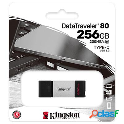 Pen Drive 256GB Kingston USB Type-C 3.2 DT80/256GB