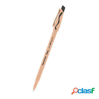 Penna Paper Mate Replay a sfera nera 1 mm – conf. 12 pz.