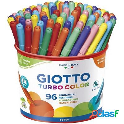 Pennarelli colorati GiottoTurbo Color 2,8 mm conf. 96 pz.