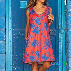 Per donna Abito linea A Mini abito corto Blu Nero Rosso
