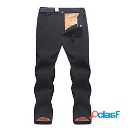Per uomo Pantaloni foderati in pile Pantaloni da escursione