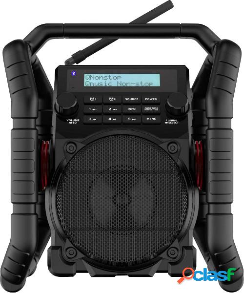 PerfectPro UBOX500R Radio da cantiere DAB+, FM Bluetooth,