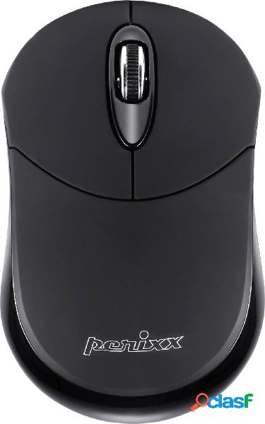 Perixx PERIMICE-802 Mouse wireless Bluetooth® Ottico Nero 3