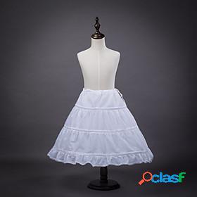 Petticoat Hoop Skirt Tutu Under Skirt 1950s White Petticoat