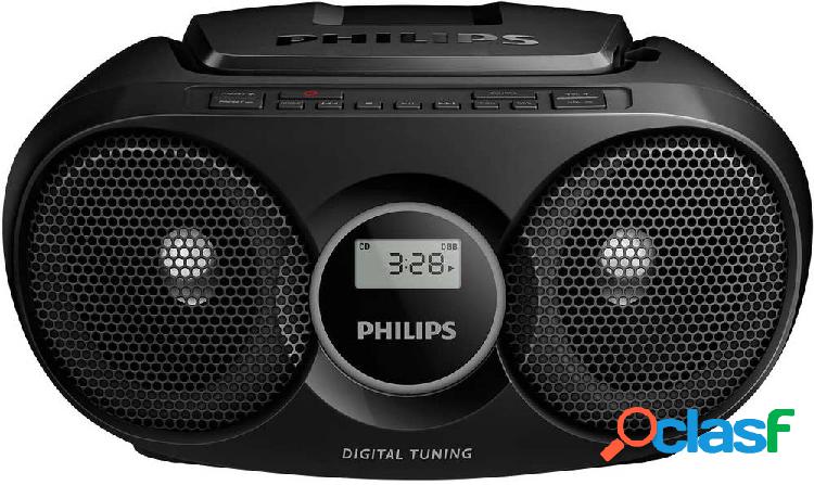 Philips AZ215 Lettore CD portatile AUX, CD, Nero