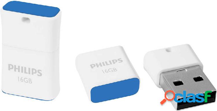 Philips PICO Chiavetta USB 16 GB Blu FM16FD85B/00 USB 2.0