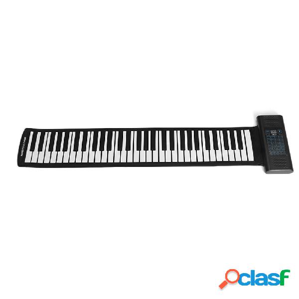 Pianoforte arrotolabile con tastiera elettronica portatile