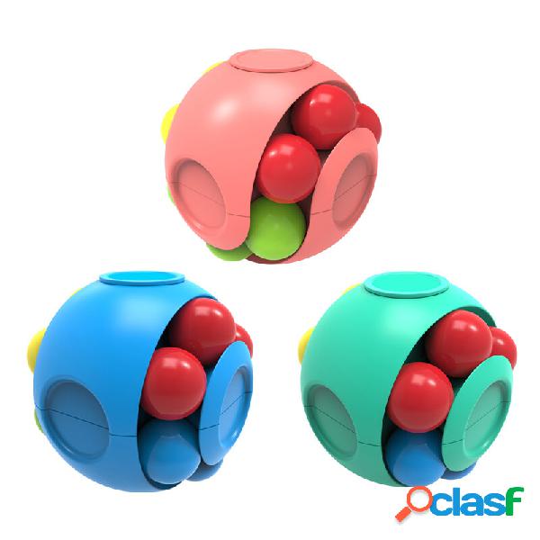 Pinball 2 in 1 Gyro Cube + Puzzle rotante Giocattolo Palla