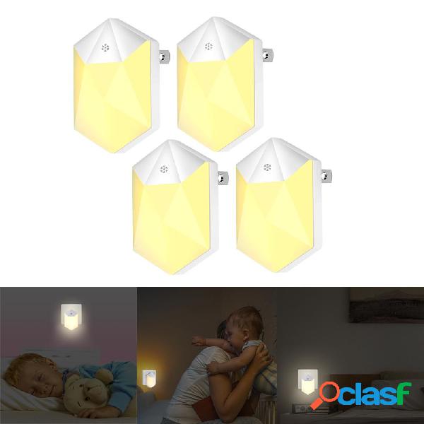 Plug-in sensore di luce da 0,5W LED Night Wall lampada per