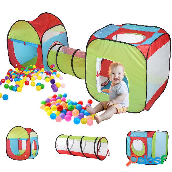 Portable 3 in 1 Childrens Baby Kids Play Tent Toddlers
