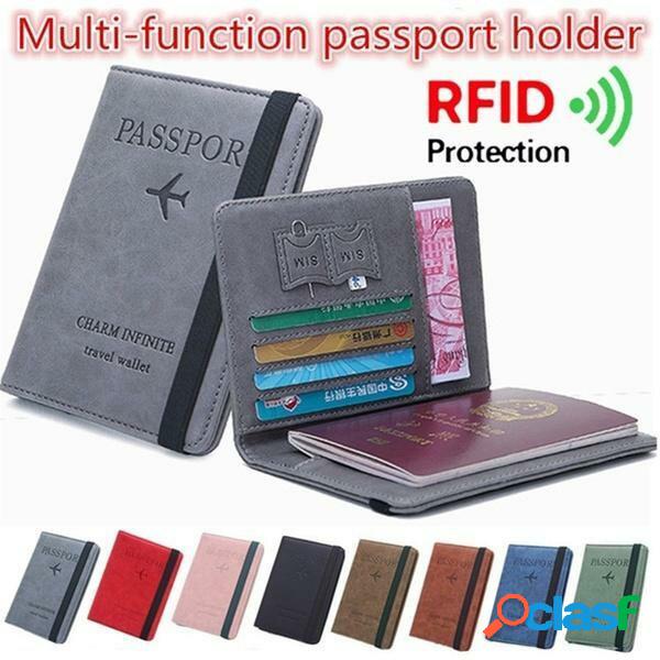 Portafoglio Borsa di passaporto per slot per schede