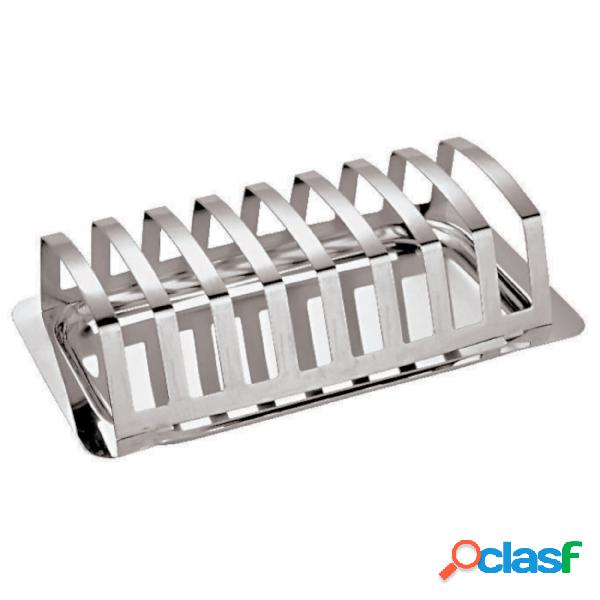 Portatoast 8 Fette in acciaio Inox dimensioni 20x11xh5,7 cm,