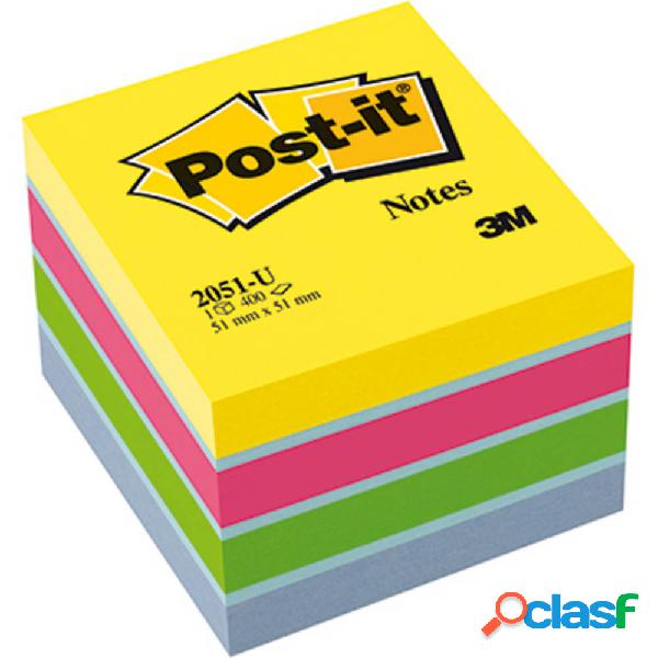 Post-it Cubo note adesive 2051-U 51 mm x 40 mm Ultra-blu,
