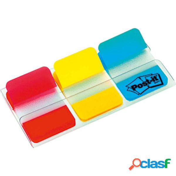 Post-it Strisce adesive 686-RYB 3 Pz/Conf Rosso, Giallo, Blu