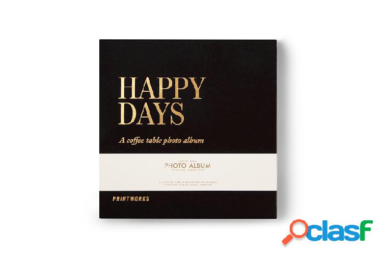 Printworks Album fotografico Happy Days (black) grigio nero