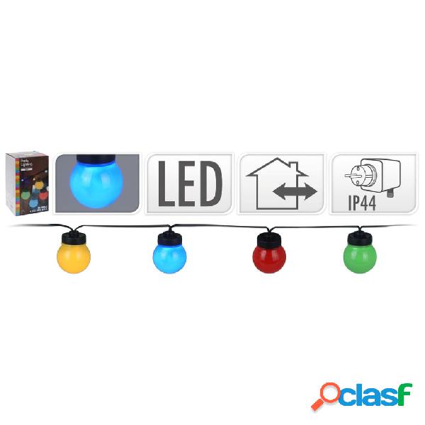 ProGarden Set di Luci LED per Feste 20 Lampade Multicolori