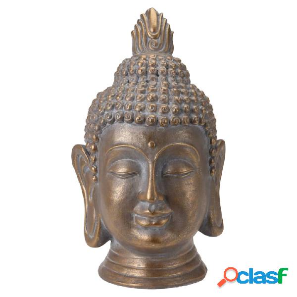 ProGarden Testa di Buddha Decorativa 31x29x53,5 cm