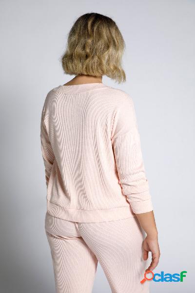 Pullover da casa, Donna, Beige, Taglia: 52/54,