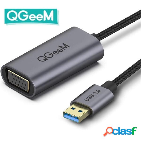 QGeeM QG-UA07-A Adattatore da USB a VGA Adattatore da USB