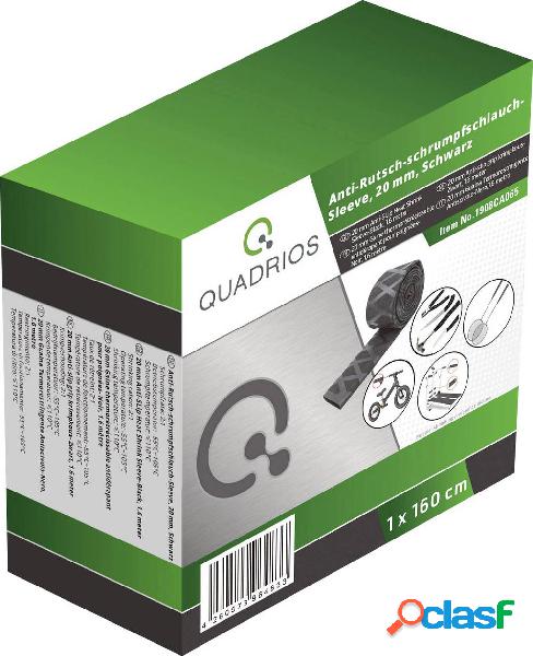 Quadrios 1908CA065 Termoretraibile senza colla Nero 20 mm 10