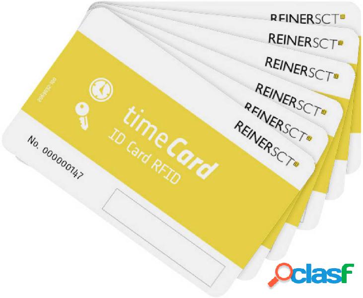 REINER SCT timeCard RFID Chipkarten 5 DES smart card vuote