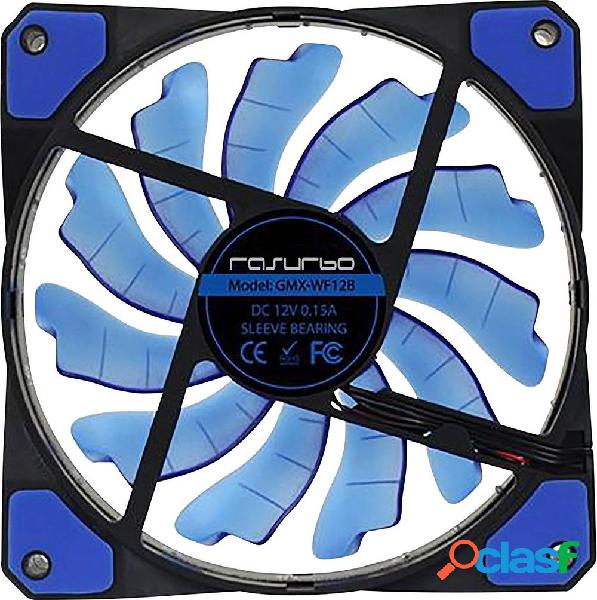 Rasurbo Fan 120 Ventola per PC case Blu (L x A x P) 120 x