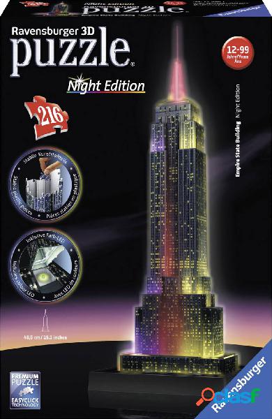 Ravensburger 3D Puzzle Empire State Building di notte