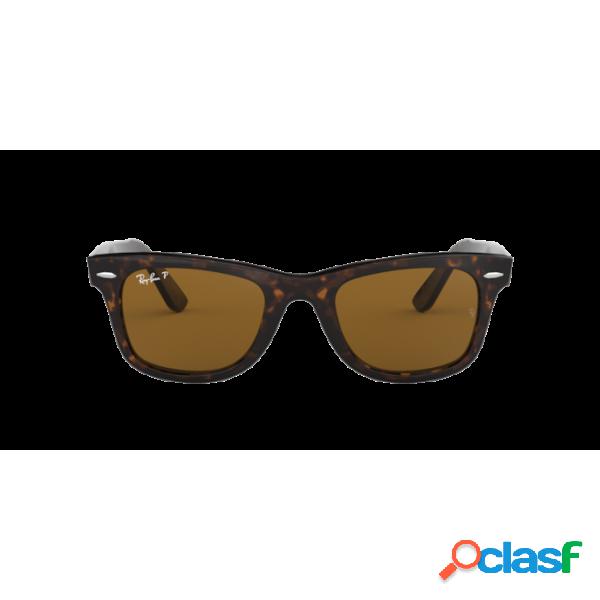 Rb2140 wayfarer 902/57 tartaruga cristallo marrone