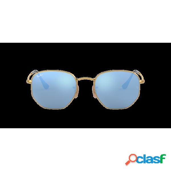 Rb3548n esagonale 001/9o oro flash azzurro Ray-ban Occhiali