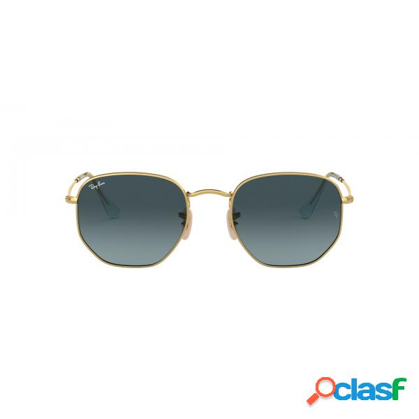 Rb3548n esagonale 91233m grigio sfumato blu oro Ray-ban