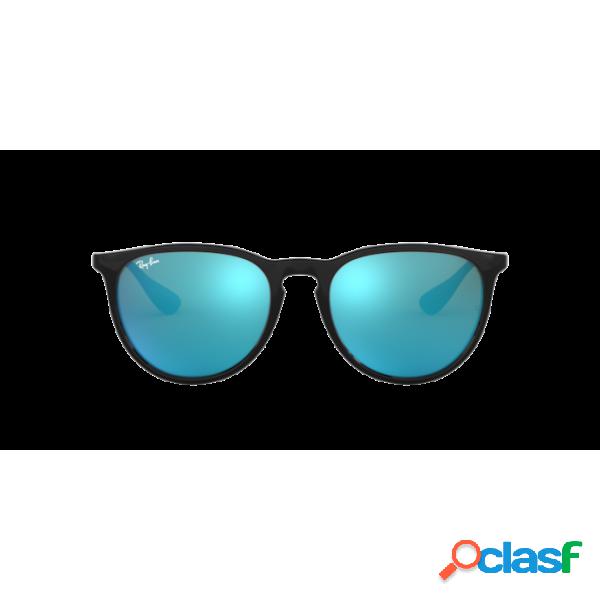 Rb4171 erika 601/55 nero specchio verde chiaro blu Ray-ban