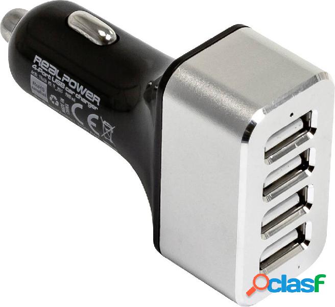 RealPower 176636 176636 Caricatore USB Automobile Corrente