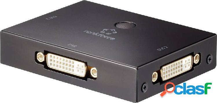 Renkforce 2 Porte Switch DVI Utilizzo bidirezionale 1920 x