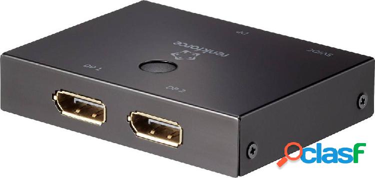 Renkforce 2 Porte Switch DisplayPort Utilizzo bidirezionale