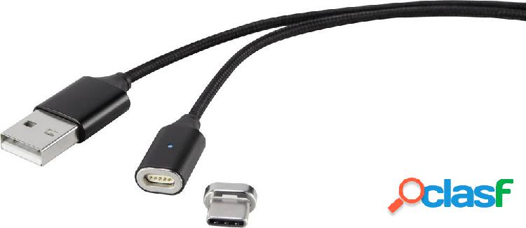 Renkforce Cavo USB USB 2.0 Spina USB-A, Spina USB-C™ 1.00