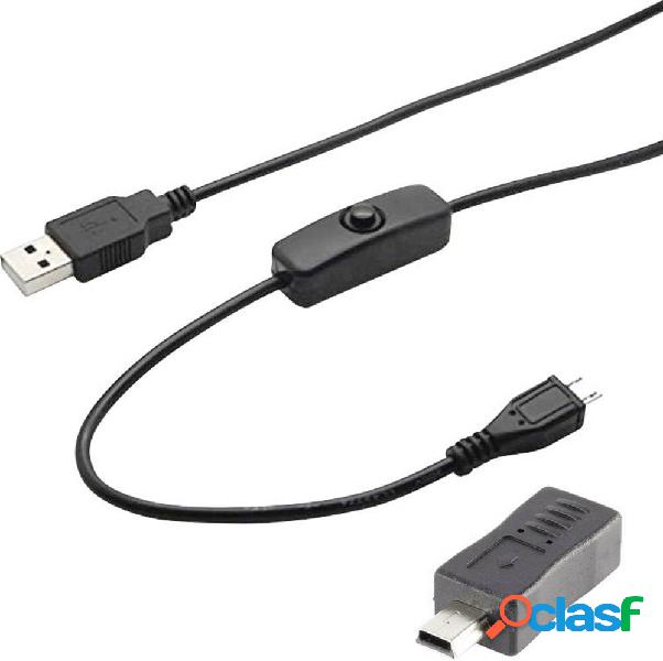 Renkforce Cavo USB USB 2.0 Spina USB-A, Spina USB-Mini-B