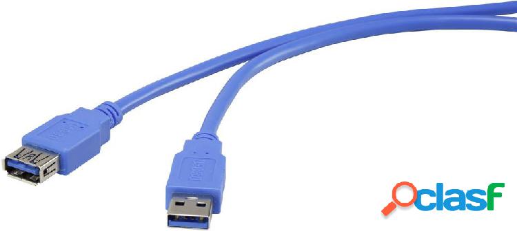 Renkforce Cavo USB USB 3.2 Gen1 (USB 3.0) Spina USB-A, Presa