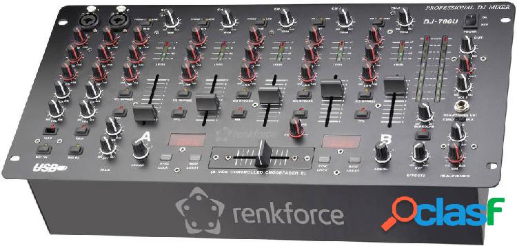 Renkforce DJM700U USB Mixer DJ da incasso 19